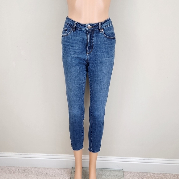 Loft Curvy Skinny Ankle Jeans Pants - Picture 3 of 13